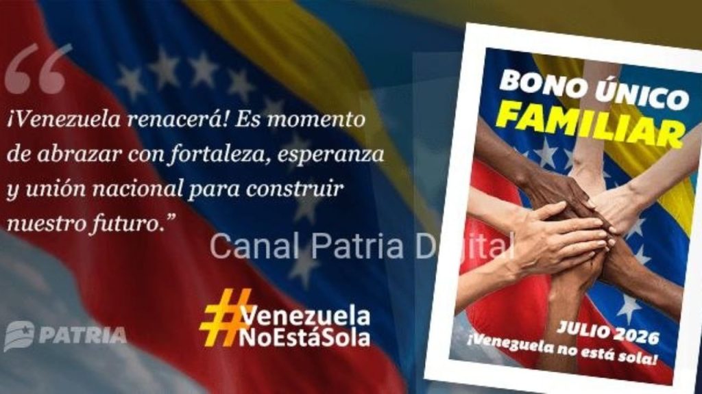 Detalles sobre el cobro del Bono Único Familiar