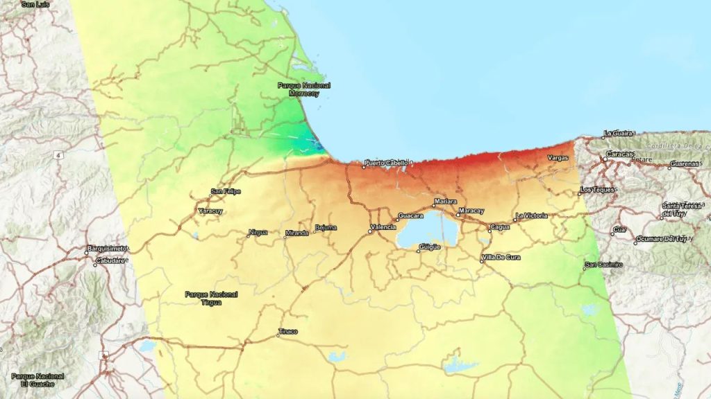 Mediciones satelitales del movimiento del terreno en el litoral central